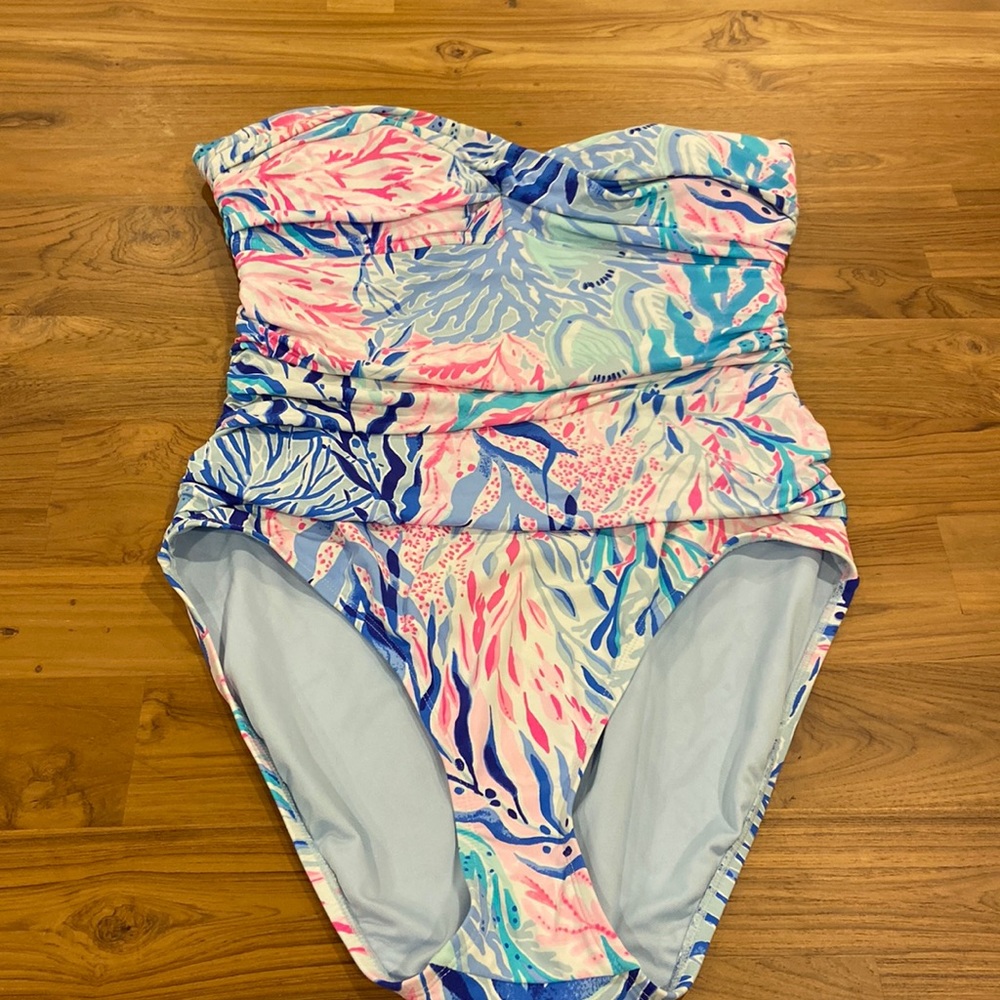 Lily Pulitzer Flamenco One-Piece Swimsuit.